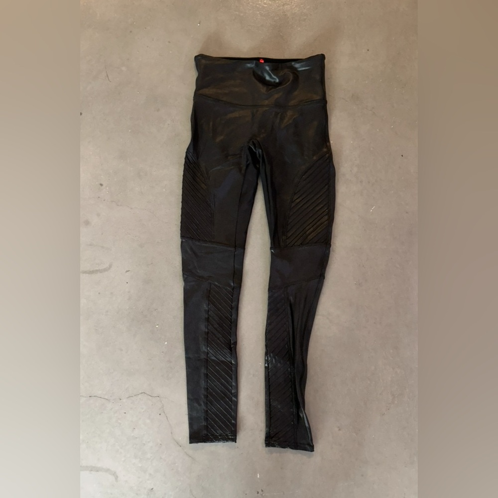 Spanx moto leggings